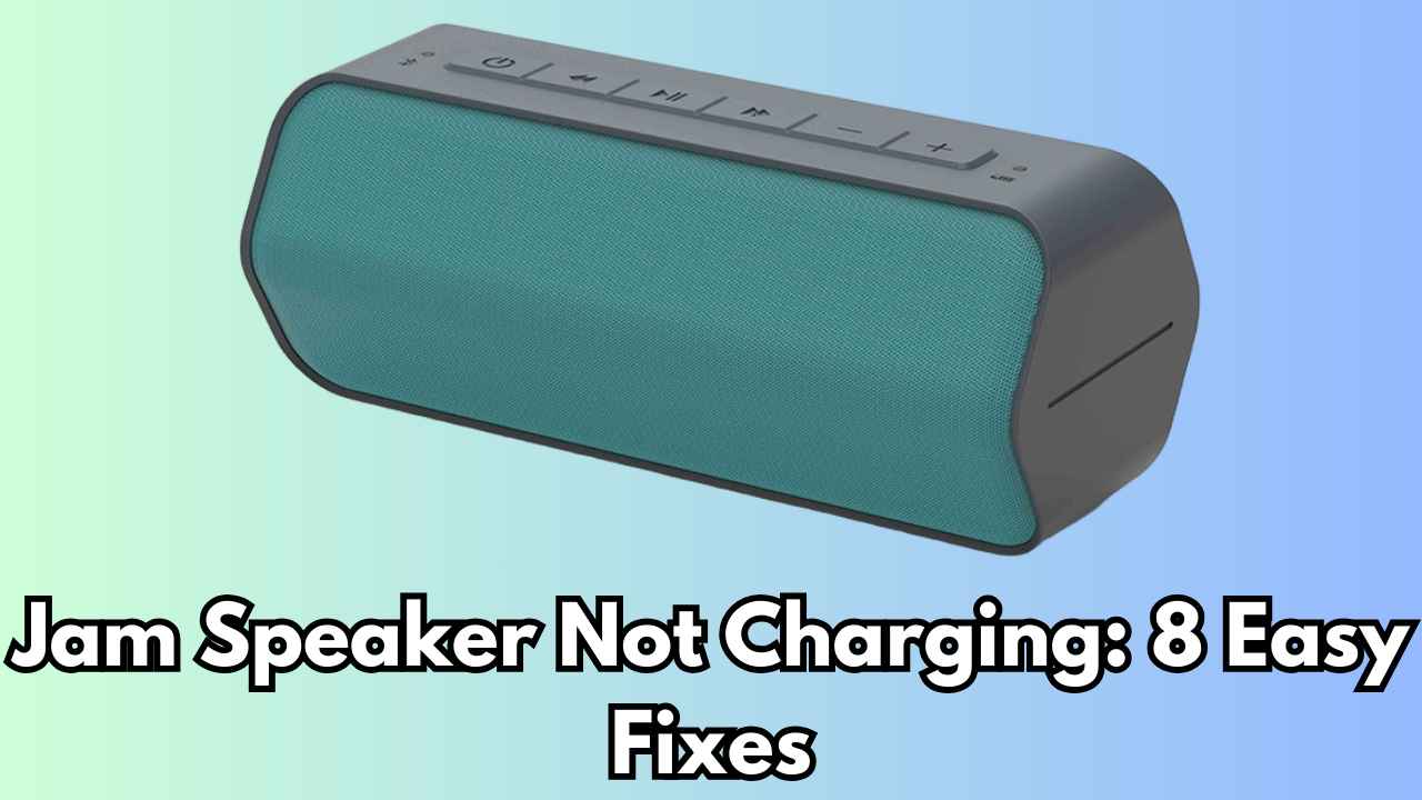 Jam Speaker Not Charging: 8 Easy Fixes (2024)