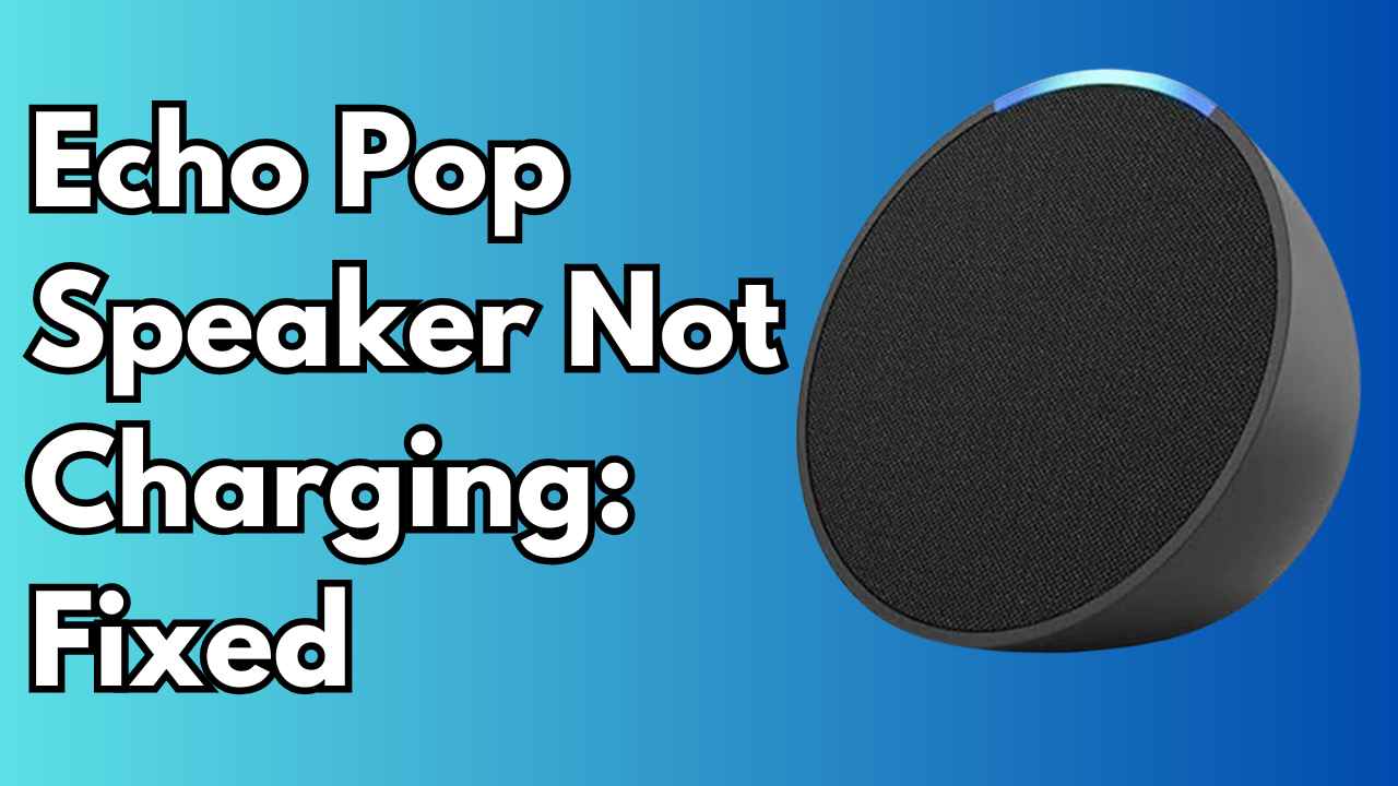 Echo Pop Speaker Not Charging: Fixed (2024)